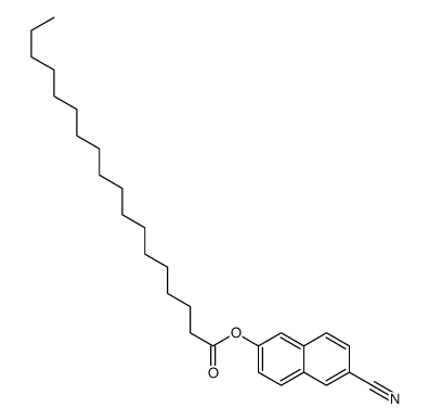 (6-cyanonaphthalen-2-yl) octadecanoate Structure