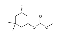 methyl trans-3,3,5-trimethylcyclohexyl carbonate Structure