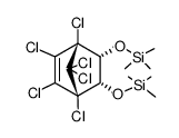 (1R,4S,5S,6R)-1,2,3,4,7,7-Hexachloro-5,6-bis-trimethylsilanyloxy-bicyclo[2.2.1]hept-2-ene结构式