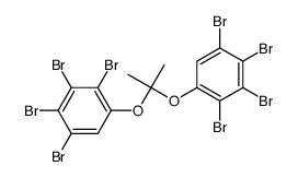 1,2,3,4-tetrabromo-5-[2-(2,3,4,5-tetrabromophenoxy)propan-2-yloxy]benzene Structure