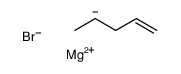 magnesium,pent-1-ene,bromide Structure