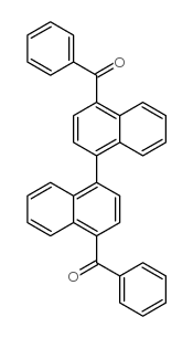 4,4'-dibenzoyl-1,1'-binaphtyl结构式