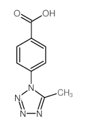 4-(5-甲基-四唑-1-基)-苯甲酸结构式