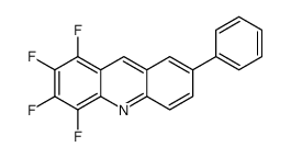 1,2,3,4-tetrafluoro-7-phenylacridine结构式