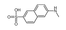 6-(methylamino)naphthalene-2-sulphonic acid结构式