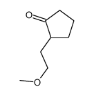 2-(2-methoxyethyl)cyclopentan-1-one Structure