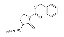 benzyl 3-azido-2-oxopyrrolidine-1-carboxylate Structure