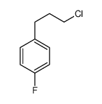 1-(3-chloropropyl)-4-fluorobenzene结构式