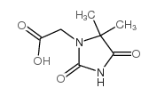 (5,5-二甲基-2,4-二氧代咪唑啉-1-基)-乙酸结构式