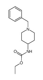ethyl (1-phenylmethyl-4-piperidyl)carbamate结构式