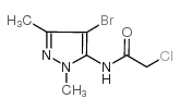 N1-(4-BROMO-1,3-DIMETHYL-1H-5-PYRAZOLYL)-2-CHLOROACETAMIDE Structure
