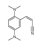3-[2,5-bis(dimethylamino)phenyl]prop-2-enenitrile结构式