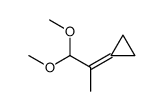 1,1-dimethoxypropan-2-ylidenecyclopropane Structure