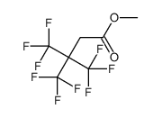 methyl 4,4,4-trifluoro-3,3-bis(trifluoromethyl)butanoate结构式