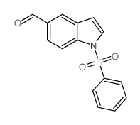 1-PHENYLSULFONYLINDOLE-5-ALDEHYDE Structure