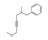 N-benzyl-4-methoxy-N-methylbut-2-yn-1-amine结构式