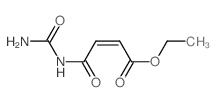 ethyl (Z)-3-(carbamoylcarbamoyl)prop-2-enoate结构式