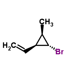 Cyclopropane, 1-bromo-2-ethenyl-3-methyl-, (1R,2R,3S)-rel- (9CI)结构式