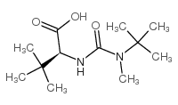 (S)-2-(3-叔丁基-3-甲基脲)-3,3-二甲基丁酸结构式