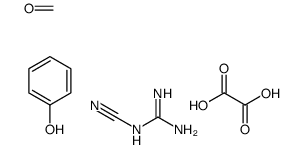 2-cyanoguanidine,formaldehyde,oxalic acid,phenol Structure
