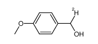 rac-[α-(2)H]-p-methoxybenzyl alcohol结构式