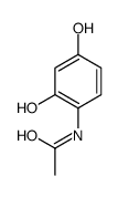 N-(2,4-dihydroxyphenyl)acetamide结构式