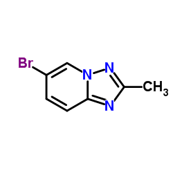 6-溴-2-甲基-[1,2,4]三唑并[1,5-A]吡啶结构式