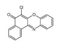 6-chlorobenzo[a]phenoxazin-5-one Structure