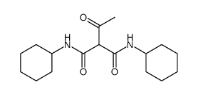 Acetyl-N,N'-dicyclohexylmalonamide Structure