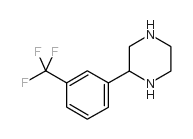 2-(3-TRIFLUOROMETHYL-PHENYL)-PIPERAZINE结构式