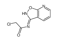 2-chloro-N-([1,2]oxazolo[5,4-b]pyridin-3-yl)acetamide结构式