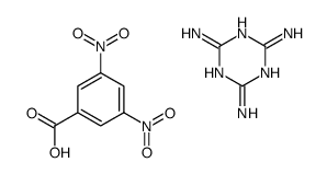 3,5-dinitrobenzoic acid,1,3,5-triazine-2,4,6-triamine Structure