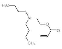 2-Propenoic acid,2-(dibutylamino)ethyl ester结构式
