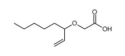 2-(oct-1-en-3-yloxy)acetic acid结构式