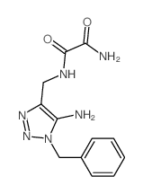 Acetamide, 2-[[ (5-amino-1-phenylmethyl)-1H-1,2, 3-triazol-4-yl]methyl]amino)-2-oxo-结构式