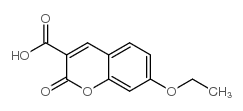 7-ethoxy-2-oxochromene-3-carboxylic acid结构式