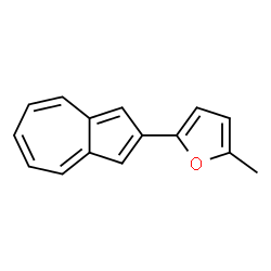 Furan, 2-(2-azulenyl)-5-methyl- (9CI)结构式