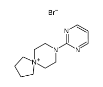 8-(2-Pyrimidinyl)-8-aza-5-azoniaspiro[4.5]decane Bromide结构式