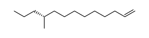 (10R)-10-methyl-1-tridecene Structure