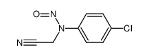 N-Nitroso-N-[4-chlor-phenylamino]-acetonitril Structure