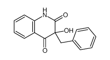 3-benzyl-3-hydroxyquinoline-2,4(1H,3H)-dione Structure