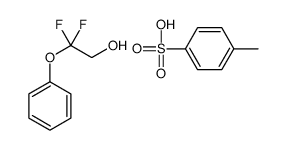 2,2-difluoro-2-phenoxyethanol,4-methylbenzenesulfonic acid Structure