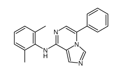 N-(2,6-dimethylphenyl)-5-phenylimidazo[1,5-a]pyrazin-8-amine Structure
