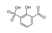 2-hydroxy-3-nitro-benzenesulfonic acid结构式