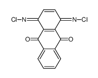 1,4-bis-chloroimino-1,4-dihydro-anthraquinone Structure