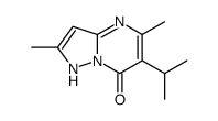 2,5-dimethyl-6-propan-2-yl-1H-pyrazolo[1,5-a]pyrimidin-7-one结构式
