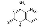 4-amino-1H-pyrido[3,2-d]pyrimidine-2-thione结构式