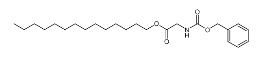 tetradecyl N-(carbobenzyloxy)glycinate结构式