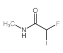 N-甲基碘氟乙酰胺结构式