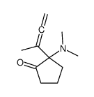 2-buta-2,3-dien-2-yl-2-(dimethylamino)cyclopentan-1-one结构式